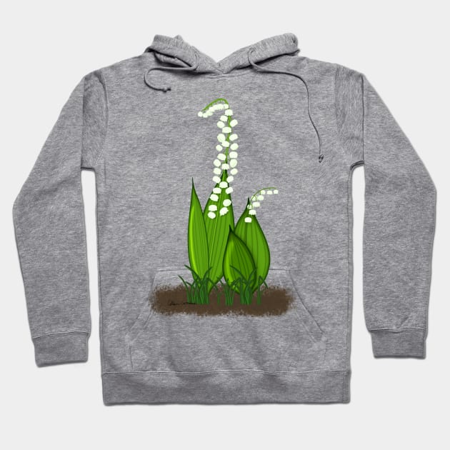 Lily of The Valley Hoodie by ButterflyInTheAttic